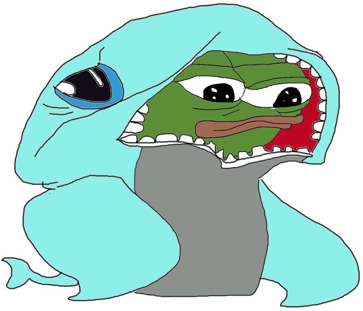 Pepe shark costume — Pepe meme
