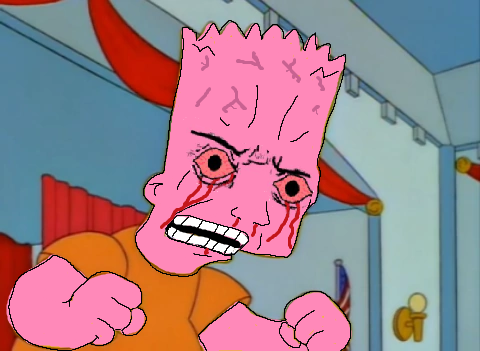 Pink bart wojak — Wojak meme