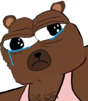 Bobo crying wearing pink shirt — Bobo meme