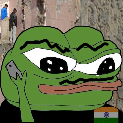 Phone call pepe Jeet Degen sticker — Sticker Packs meme