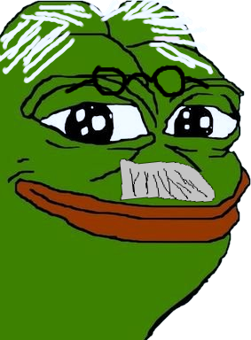 Pepe smug einstein — Pepe meme