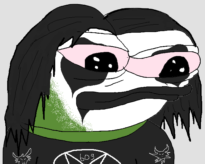 Pepe goth phase — Pepe meme