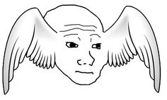 Wojak wing face — Wojak meme