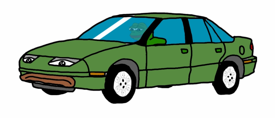 Pepe sad car driven by pepe — Pepe meme
