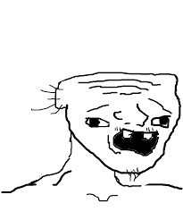 Brainlet flat head wrinkles — Brainlet meme