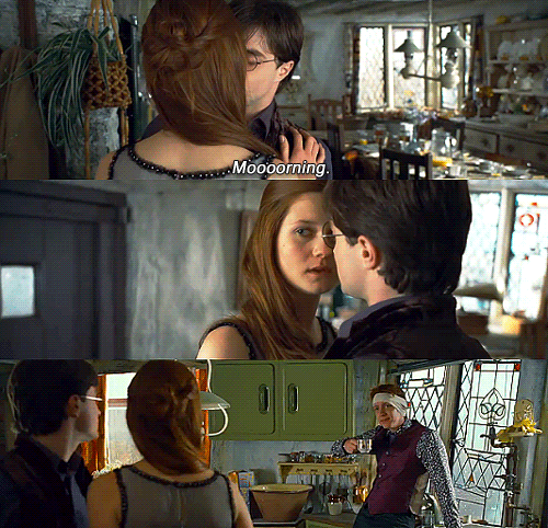 Ginny Weasley Kiss Harry Potter — Reaction meme