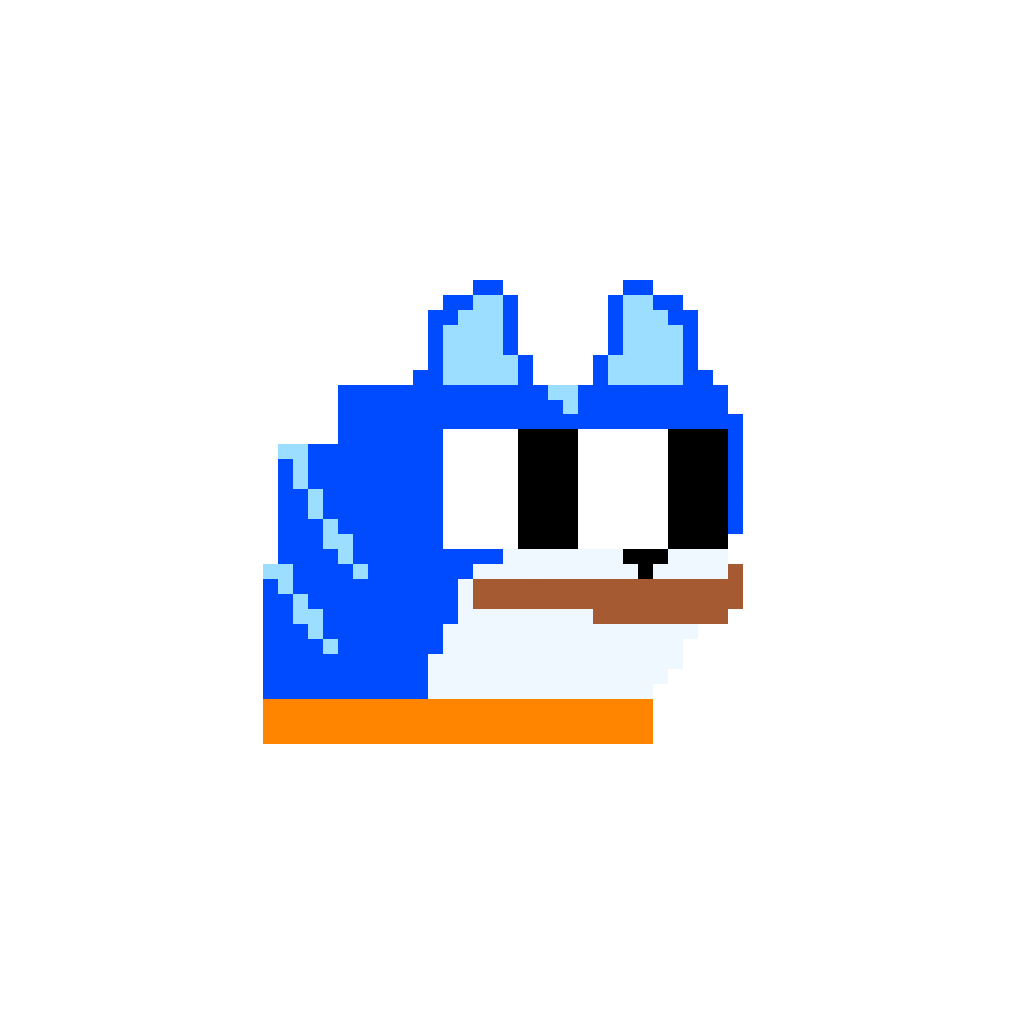 Toshi cat 8 bit sweating — $TOSHI meme