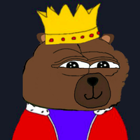 Bobo smirking wearing crown — Bobo meme