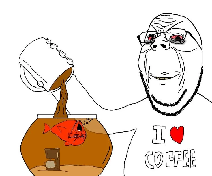 Coffee — Wojak meme