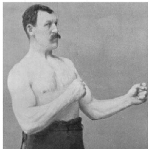 Overly Manly Man meme template — Templates meme