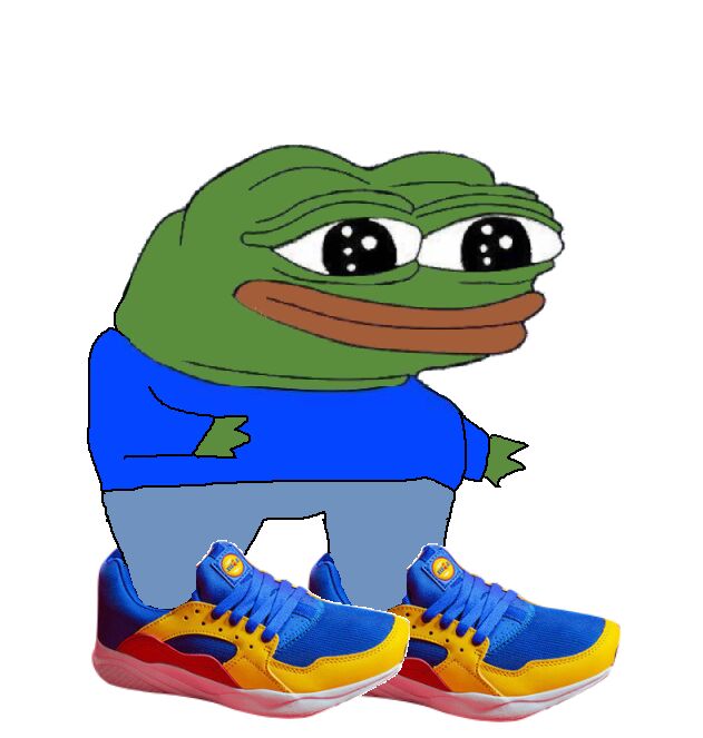 Pepe apu wearing sneakers — Apu meme