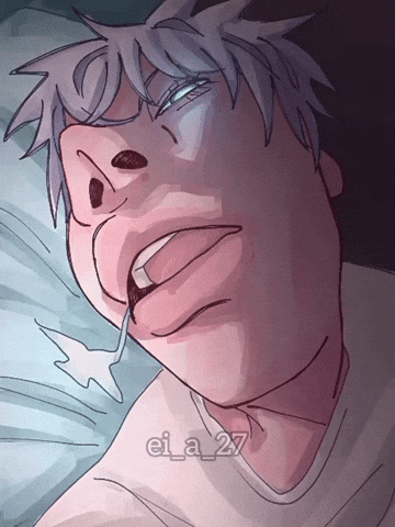 Man Sleeping & Dripping — Memes meme