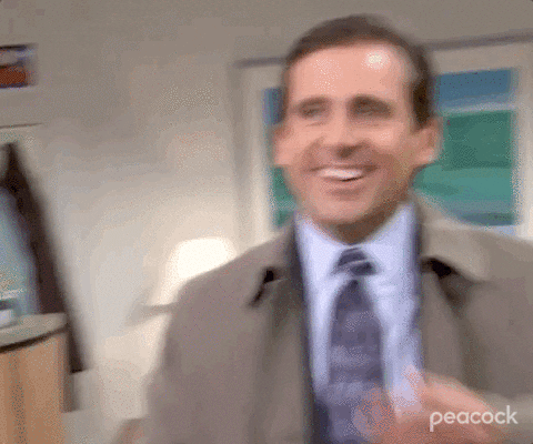 Steve Carell Can't Stop Laughing — Reaction meme