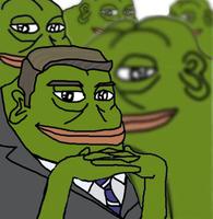 Pepe smug businessman background smug pepes — Pepe meme