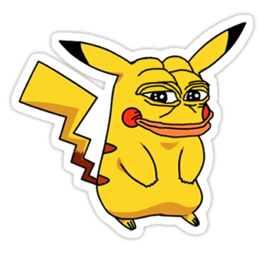 Pepe smug pikachu — Pepe meme
