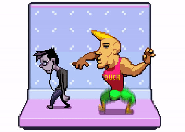 Chad vs virgin animated — Reaction meme