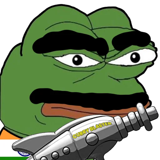 Moustache jet Jeet Degen sticker — Sticker Packs meme