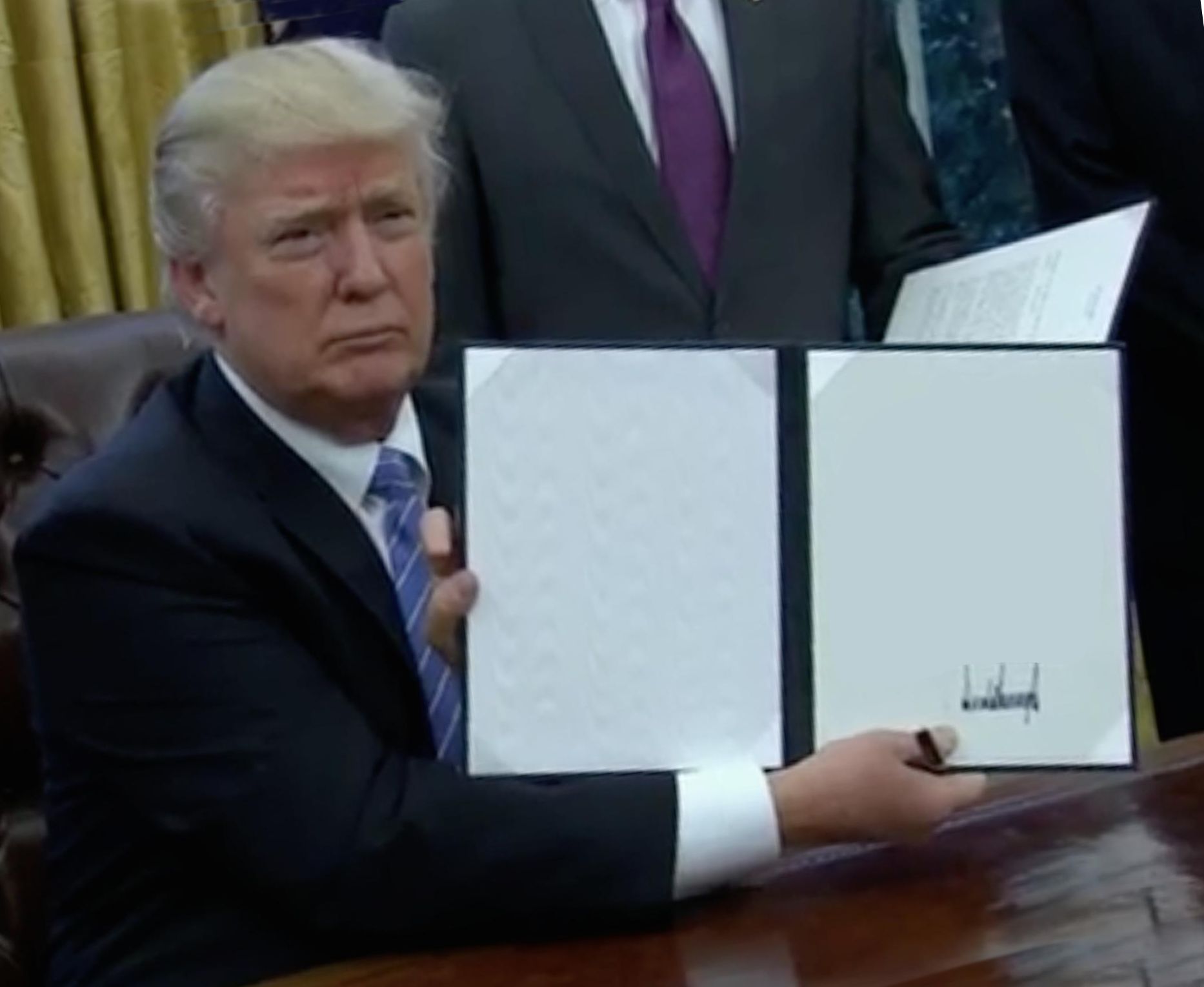 Trump Bill Signing meme template — Templates meme