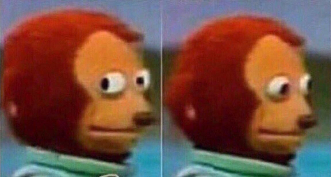 Monkey looking away meme template — Templates meme