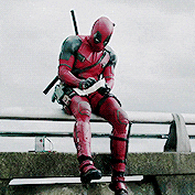 Deadpool Chilling — Reaction meme