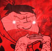Grug fred flinstone red — Grug meme