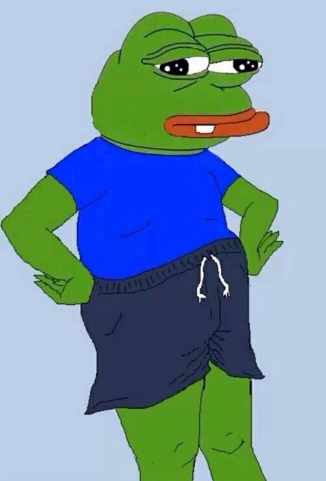 Pepe gym shorts — Pepe meme