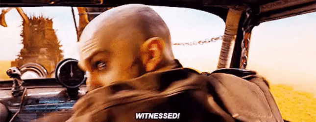 War boy witnesses — Reaction meme