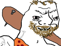 Grug coomer crooked teeth — Grug meme