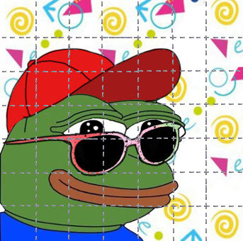 Pepe grid 90s style — Pepe meme