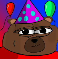 Bobo party hat balloons — Bobo meme