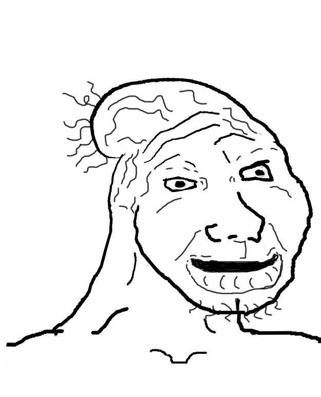 Brainlet wide face ugly — Brainlet meme