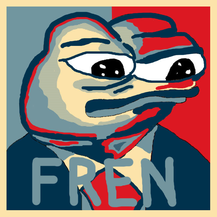 Pepe fren poster — Pepe meme