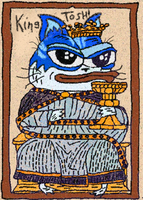 Toshi cat old rug — $TOSHI meme