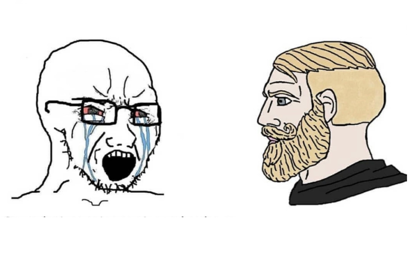 Soyboy Vs Yes Chad meme template — Templates meme