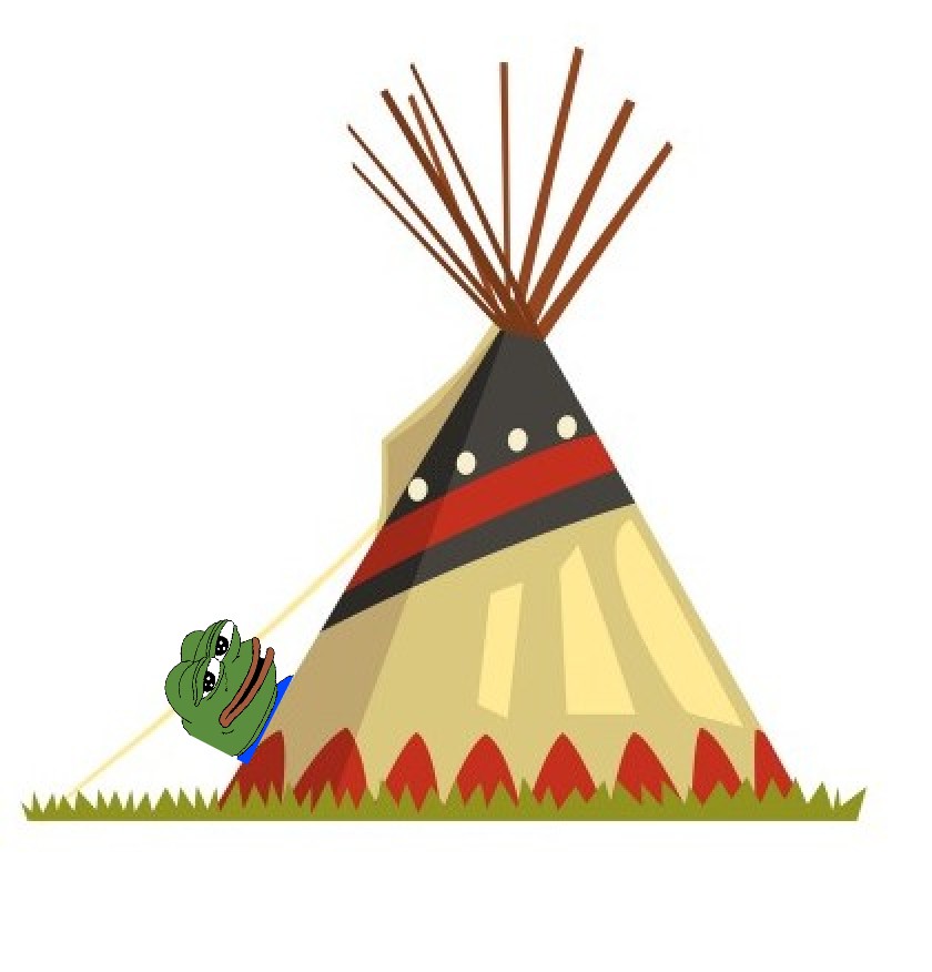Pepe in teepee — Pepe meme