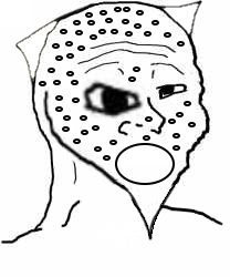Wojak pizza face — Wojak meme
