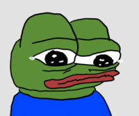 Pepe about to cry — Pepe meme