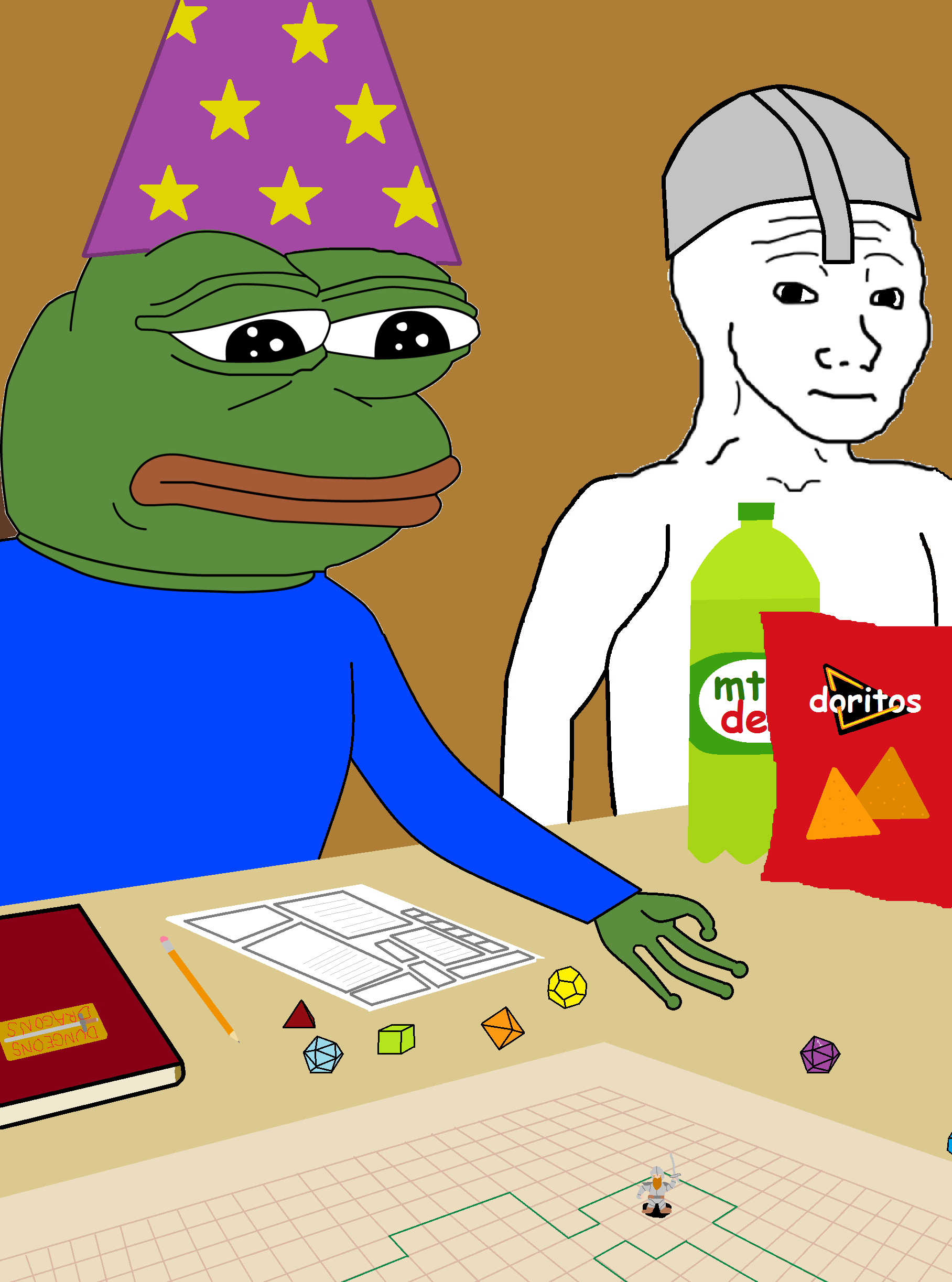 Pepe wojak dnd — Pepe meme