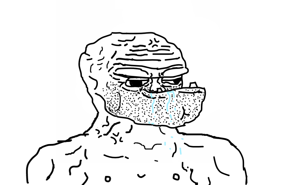 Brainlet big chin — Brainlet meme