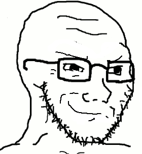 Wojak soy boy mean smirk — Wojak meme