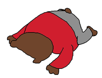 Bobo laying on face — Bobo meme