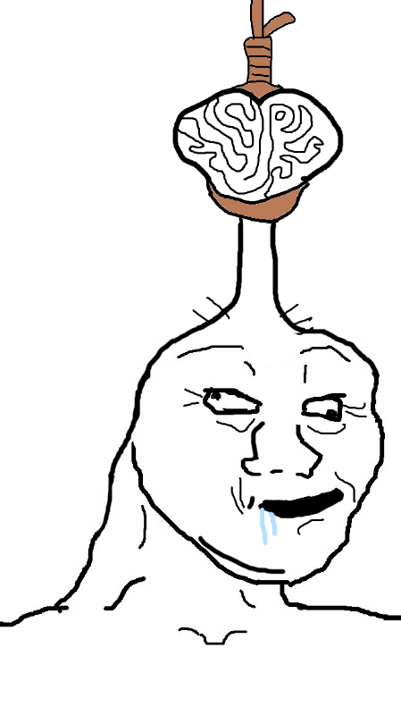 Brainlet brain hung — Brainlet meme