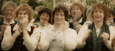Hobbits Clapping — Reaction meme