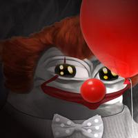 Pepe it clown painting — Pepe meme