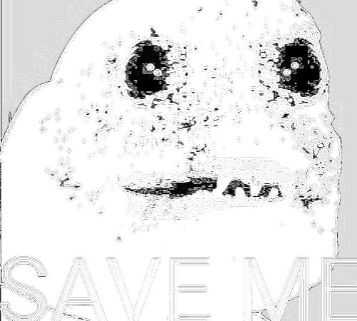 Save me creature — Reaction meme