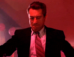 Deniro kicking — Reaction meme