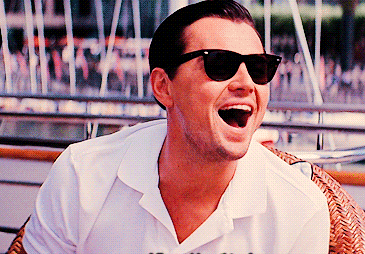 Wolf wallstreet boat laughing leo — Reaction meme