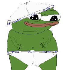 Pepe captain underwear — Pepe meme