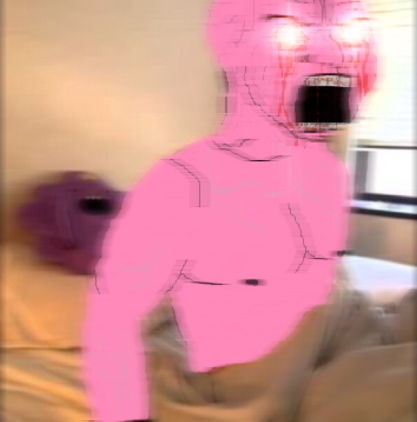Pink wojak bed scream — Wojak meme