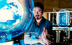 Robert Downey Jr Hologram Interactions — Reaction meme